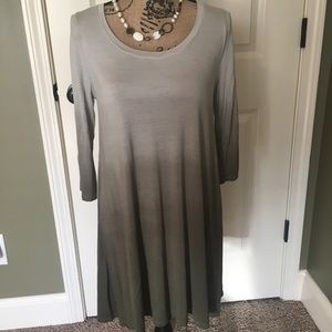 Ombré T-Shirt Dress